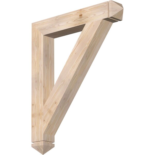 Ekena Millwork Traditional Arts & Crafts Smooth Bracket, Douglas Fir, 5 1/2"W x 38"D x 46"H BKT06X38X46TRA03SDF - main